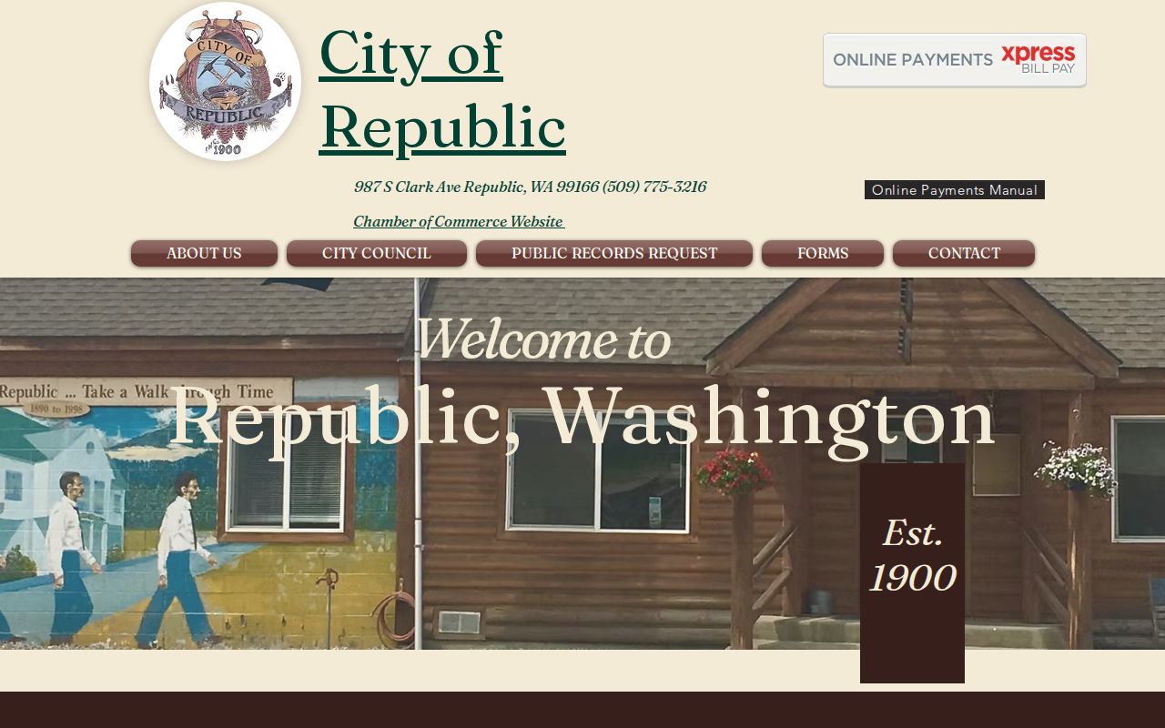Republic court records and municipal government context